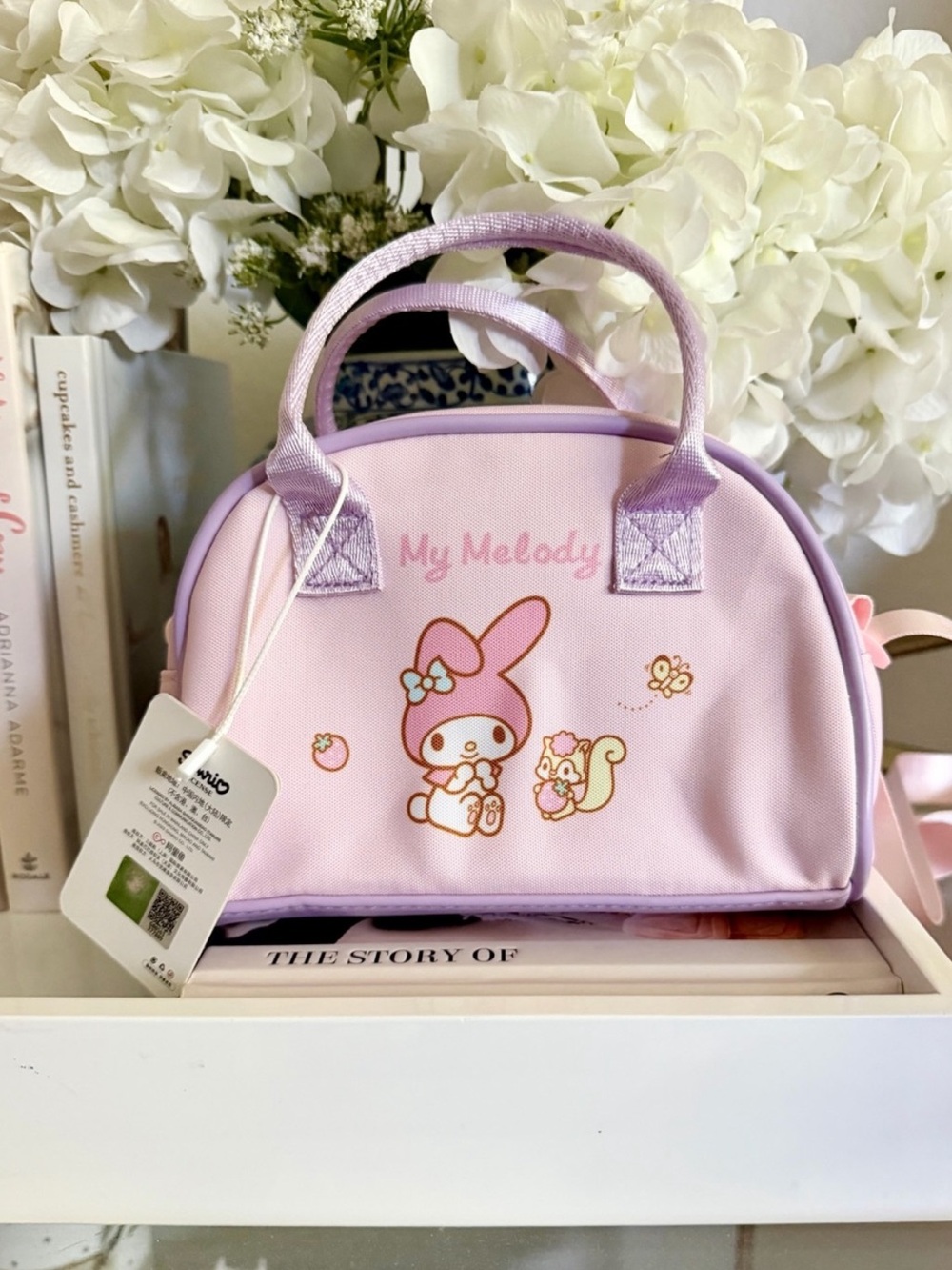 Sanrio My Melody Lilac & Light Pink Crossbody Bag